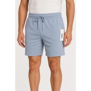 NWT Vince Light Blue Ultra Soft Drawstring Waist Stretchy Relaxed Shorts Size La